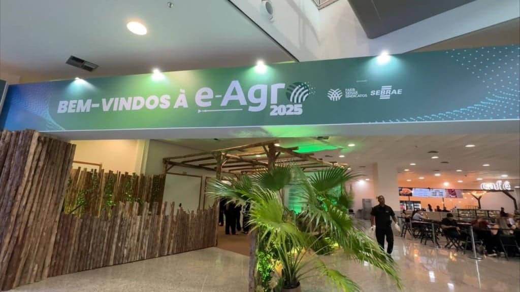 Entrada principal da e-Agro 2025