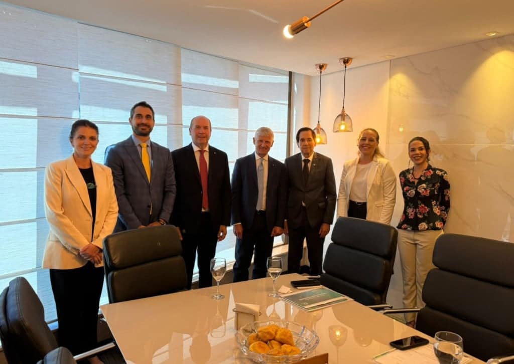 Cafeicultor Andrea Illy durante encontro realizado em Brasília