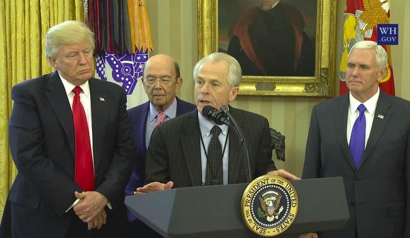 Peter Navarro e Donald Trump