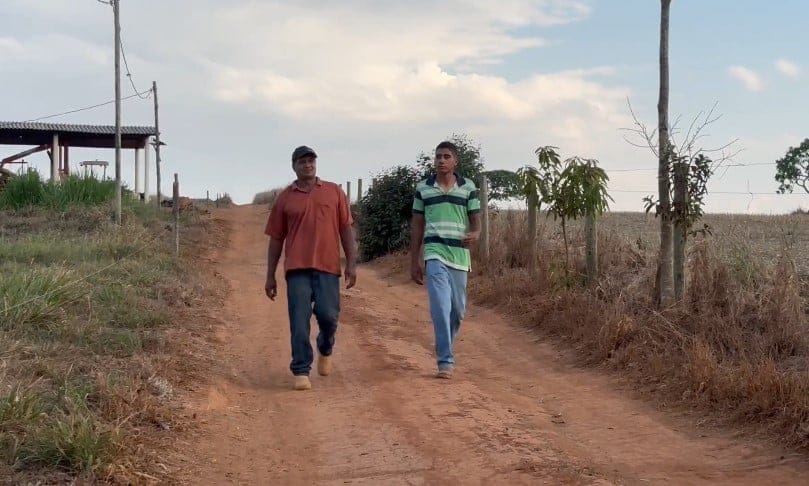 Odair e Iago - produtores leite Goiás