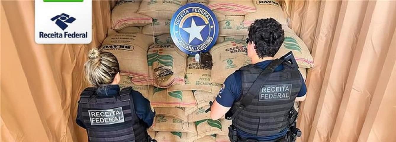 carga de café contendo cocaína